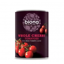 Biona Organic Whole Cherry Tomatoes in a rich Tomato Sauce 400g