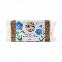 Biona Organic Rye Bread With Linseed Golden 500g