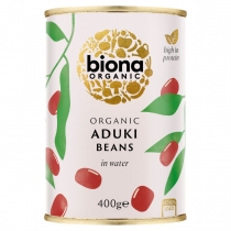 Biona Organic Aduki Beans in water 400g