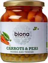 Biona Organic Carrots & Peas 350g