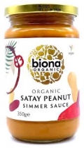 Biona Organic Satay Peanut Simmer Sauce 350g
