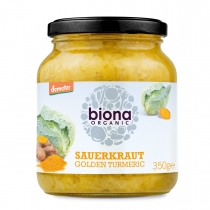 Biona Organic Sauerkraut Golden Turmeric 350g