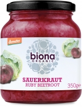 Biona Organic Sauerkraut Ruby Beetroot 350g