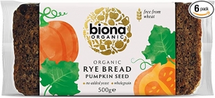 Biona Organic Rye Bread Pumpkin Seed Bread 500g
