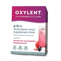 Oxylent Sparkling Blackberry Pomegranate Flavour 7 Sachets