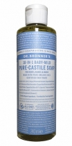 Dr. Bronner's Pure-Castile Liquid Soap Unscented Baby-Mild 240ml