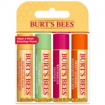 Burt's Bees 4 Pack Moisturising Lip Balm