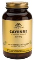 Solgar Cayenne 520mg (100) Vegetable Capsules