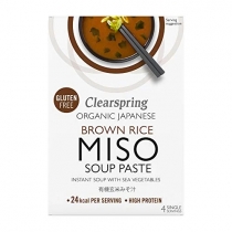 Clearspring Organic Japanese Brown Rice Miso 4x15g