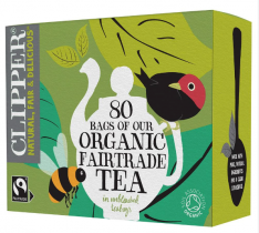 Clipper Organic Fairtrade Tea 80 Unbleached Bags