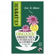 Clipper Organic Green Tea & Echinacea & Citrus 40g