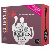 Clipper Organic Rooibos Tea Caffeine Free 80 Tea Bags