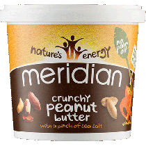 Meridian Crunchy Peanut Butter with a pinch of sea salt (1kg)