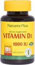 Vitamin D3 1000 IU 180 Softgels