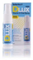 BetterYou DLux 1000iu Vitamin D3 Oral Spray 15ml