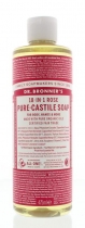 Dr. Bronner's Pure-Castile Liquid Soap Rose 475ml