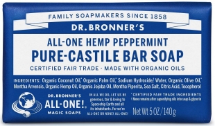 Dr. Bronner's Pure-Castle Soap Peppermint 140g