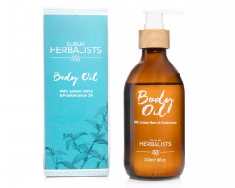 Dublin Herbalists Body Oil With Juniper Berry & Frankincense 250ml 