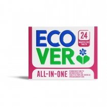 Ecover All-in-One Diswasher Tablets 24 Wrapper-Free Tablets