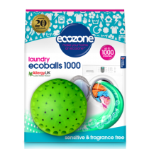 Ecozone Laundry Ecoballs Sensitive & Fragrance Free Up to 1000 Washes
