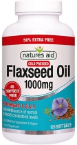 Natures Aid Flaxseed Oil 1000mg (135 Softgels)