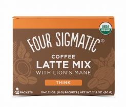 Four Sigmatic Coffee Latte Mix With Lion's Mane Think 10 Packets
