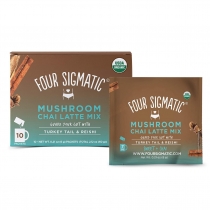 Four Sigmatic Mushroom Chai Latte Mix Turkey Tail & Reishi 10 Packets