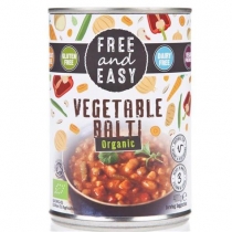 Free and Easy Organic Vegetable Balti 400g