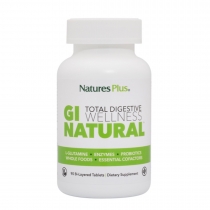 Nature's Plus GI Natural Digestive Wellness 90 Tablets