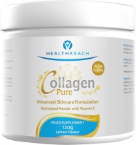 Health Reach Collagen Pure 120g Lemon Flavour