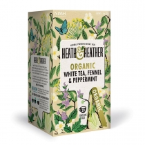 Heath & Heather Organic White Tea 20 envelope bags