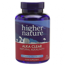 Higher Nature Alka Clear Natural Alkalinity180 Capsules