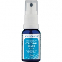 Higher Nature Colloidal Silver Spray 15ml 