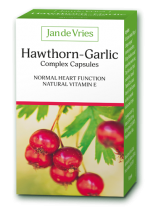 Jan de Vries Hawthorn-Garlic 90 Complex Capsules 