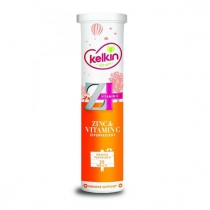 Kelkin Effervescent Zinc & Vitamin C Orange Flavoured 20 Tablets