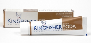 Kingfisher Fluoride Free Toothpaste - Baking Soda - 100ml