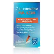 Cleanmarine Krill oil for kids 60 Capsules.
