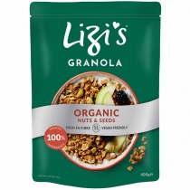 Lizi's Granola Organic Nuts & Seeds 400g