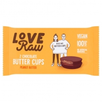 Love Raw Peanut Butter Cups Milk Choc 34g