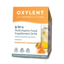 Oxylent Sparkling Mandarin Flavour 30 Sachets/Servings Pack