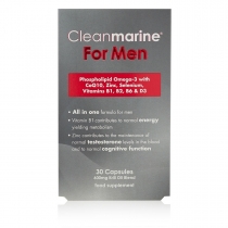 Cleanmarine Krill Oil for Men 60 Capsules.