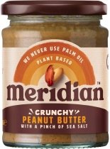 Meridian Crunchy Peanut Butter With A Pinch Of Sea Salt 280g