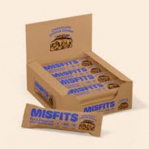 MisFits Plant Powered Chocolate Cookies Dough Choc Protein Bar 45g