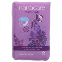 Natracare Maxi Pads Super 12 pack
