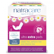 Natracare Organic Cotton Cover Long Ultra Etra 8 Pads