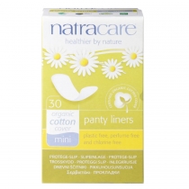 Natracare Organic Cotton Panty Liners 30 Mini 
