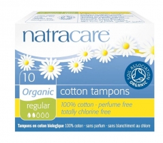 Natracare Organic Cotton Tampons 10 Regular