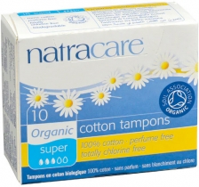 Natracare Organic Cotton Tampons 10 Super 
