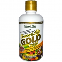 Nature's Plus Source of Life Gold Liquid - Tropical Fruit 887 ml