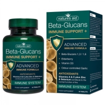 Natures Aid Beta-Glucans Immune Support+ (30 Tablets)